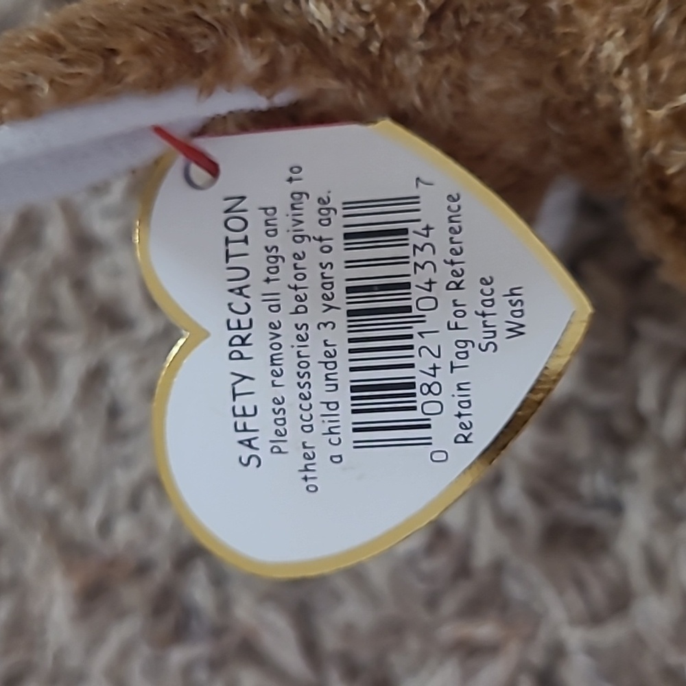 TY Beanie Baby - 2000 Roxie the Reindeer-Red Nose - Picture 4 of 8